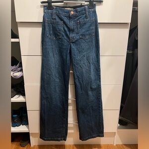 Madewell perfect vintage wide leg jean size 25